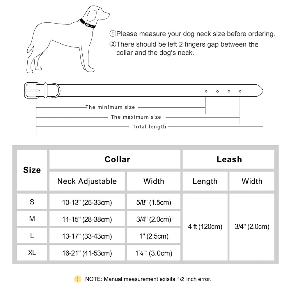 Hundehalsband mit Leine Set PU Leder verstellbar